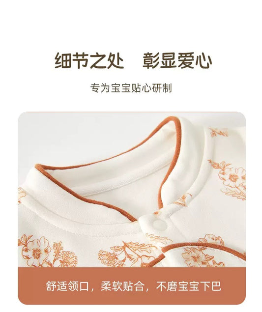 新中式长袖连体衣 0-18m