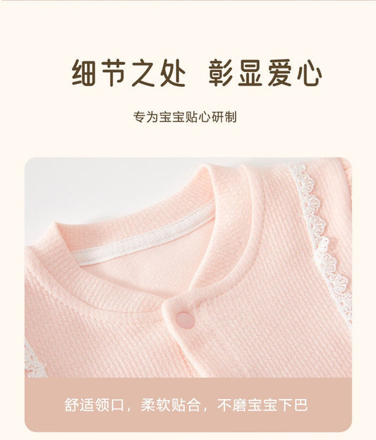 山茶花长袖连体衣 0-18m