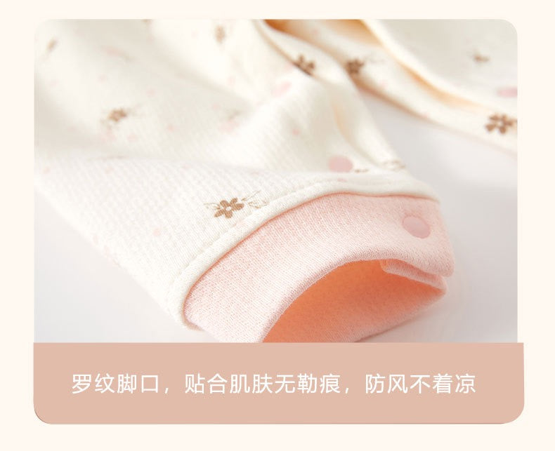 山茶花长袖连体衣 0-18m