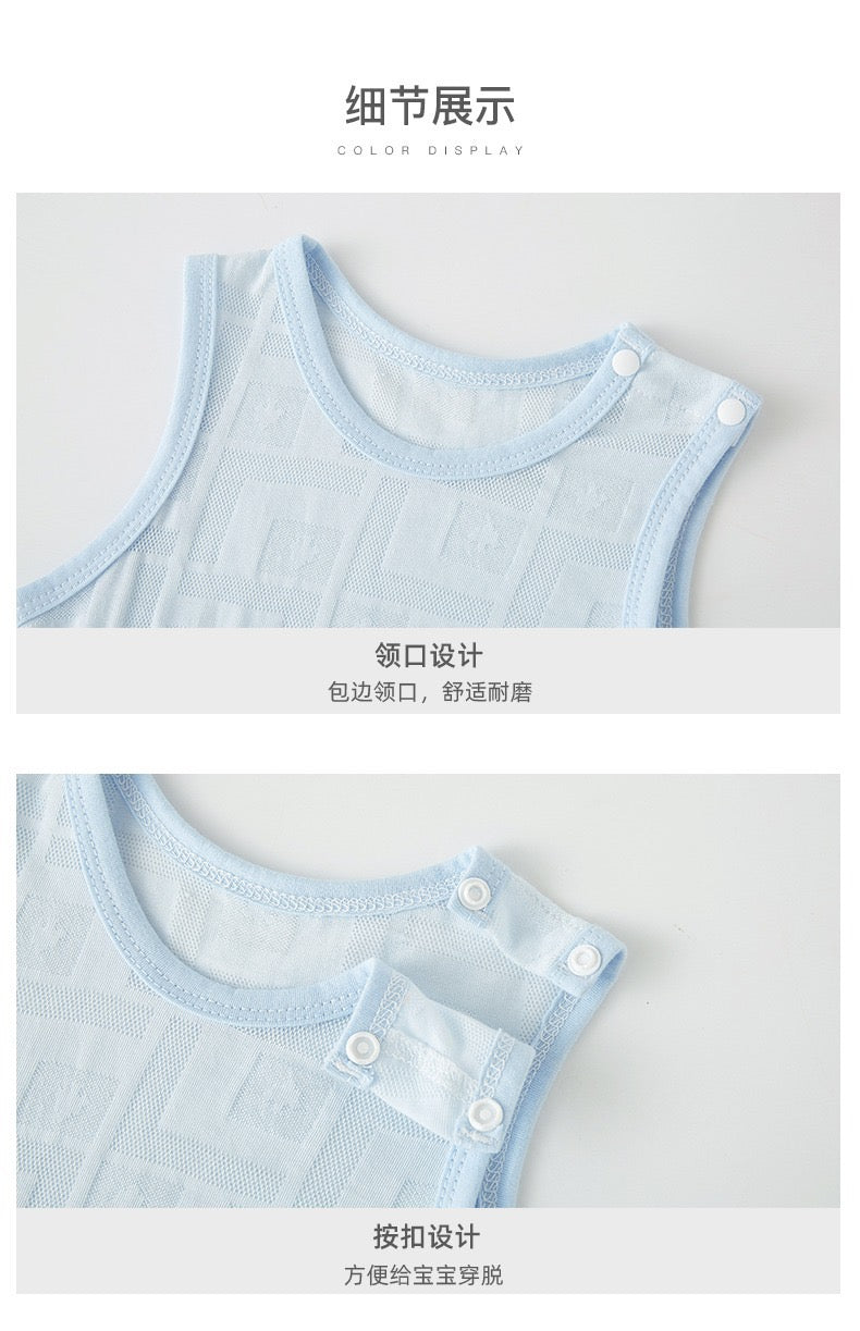 卡通背心包屁衣 0-24m