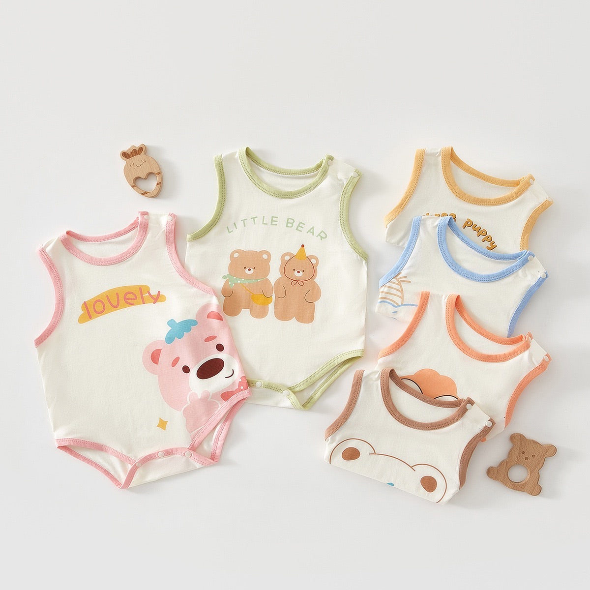 可爱卡通背心包屁 66-90码