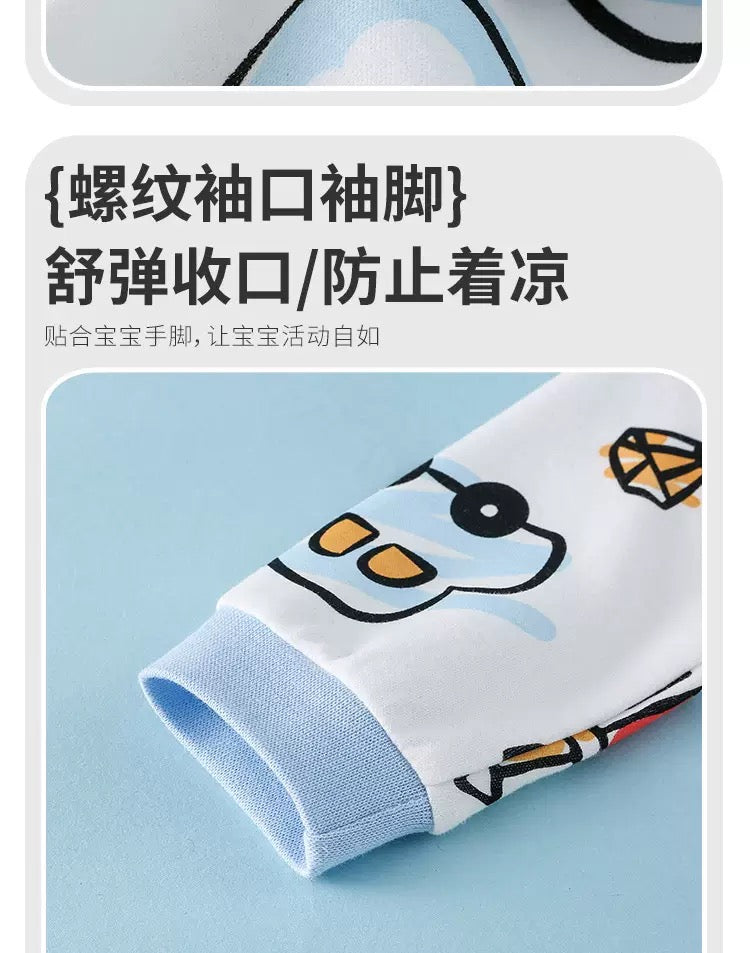 可爱卡通长袖连体衣 0-24M