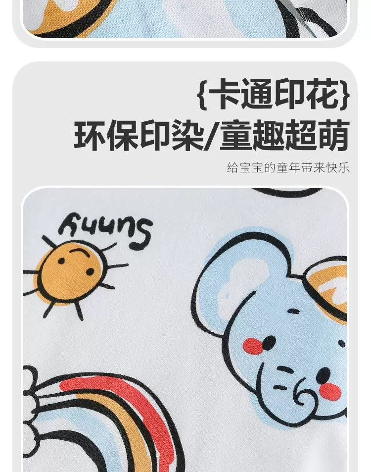 可爱卡通长袖连体衣 0-24M